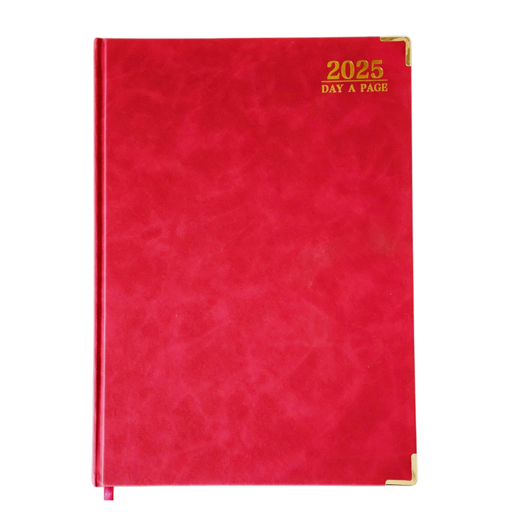 A4 2026 Burgundy Diary