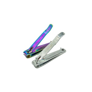 EJRange Cuticle Nipper Nail Clippers Art Nippers Cutters For Manicure Stainless Steel & Rainbow