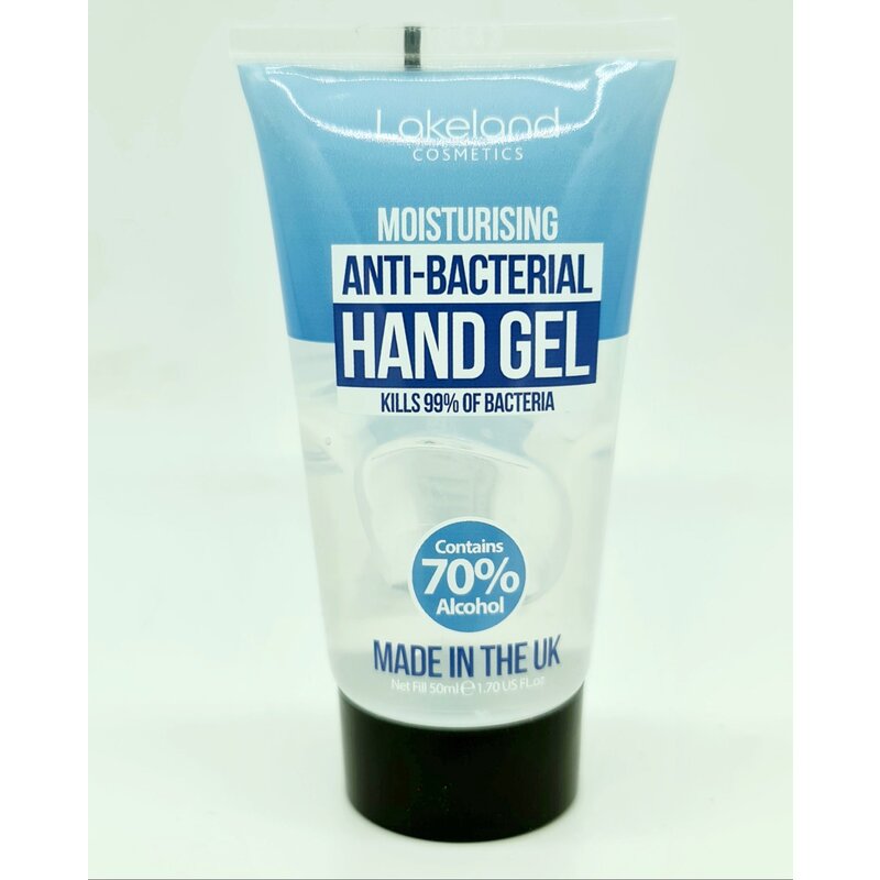 50ml Moisturising Anti-Bacterial Hand Sanitiser (70% Alcohol)