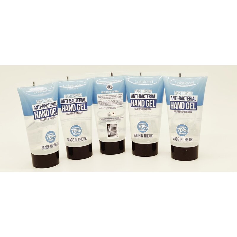 50ml Moisturising Anti-Bacterial Hand Sanitiser (70% Alcohol) - Image 2