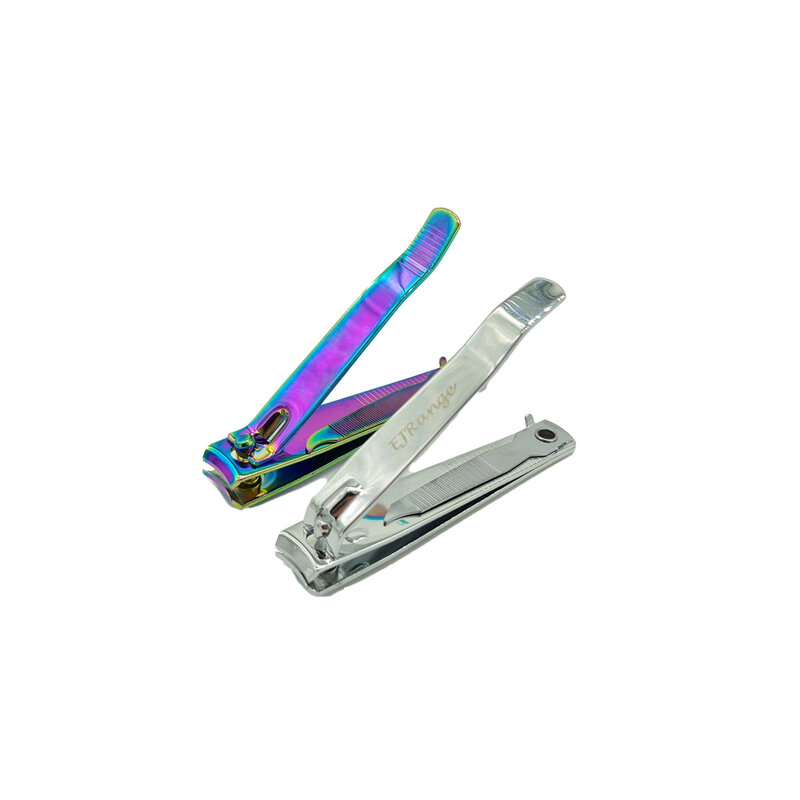 EJRange Cuticle Nipper Nail Clippers Art Nippers Cutters For Manicure Stainless Steel & Rainbow
