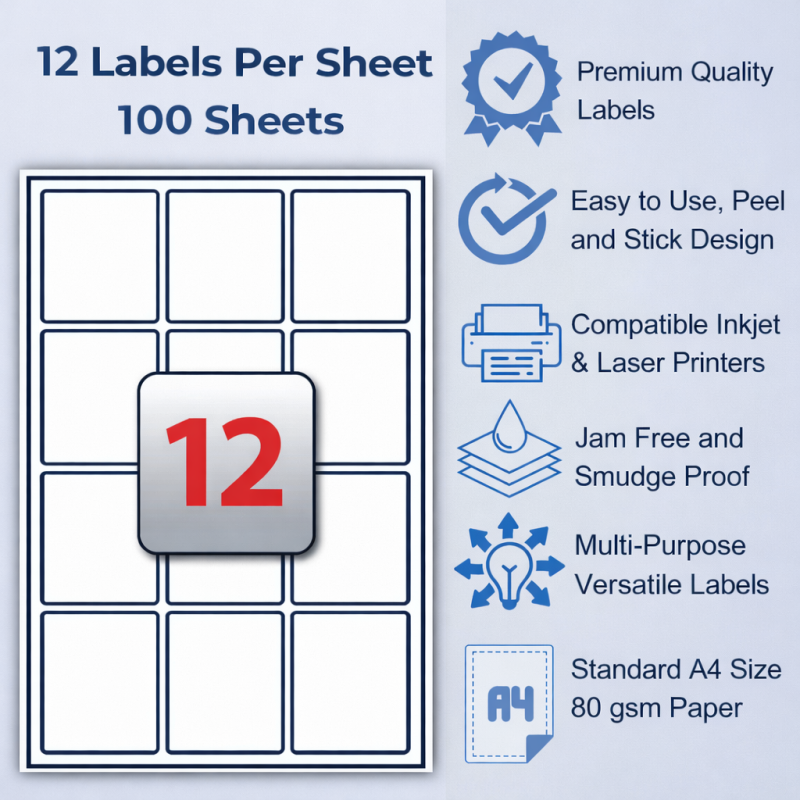 12 Labels Info