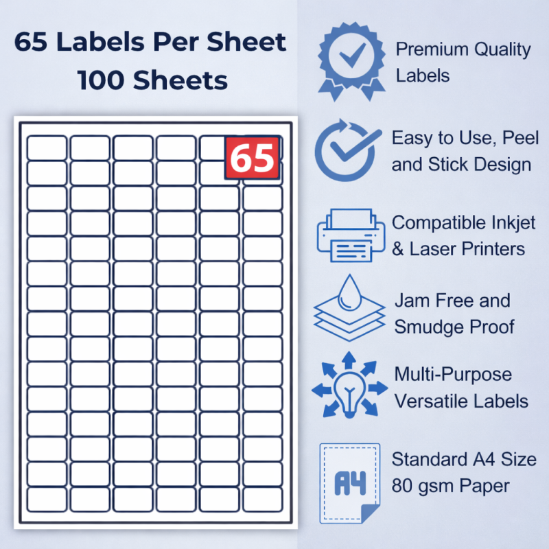 65 Labels Info