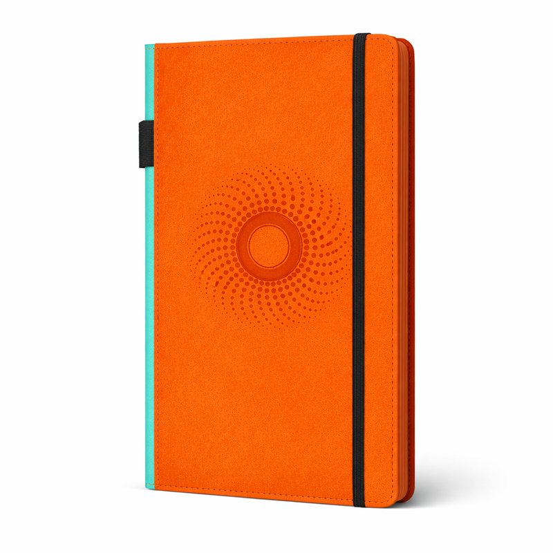 Orange Hardback Notebook